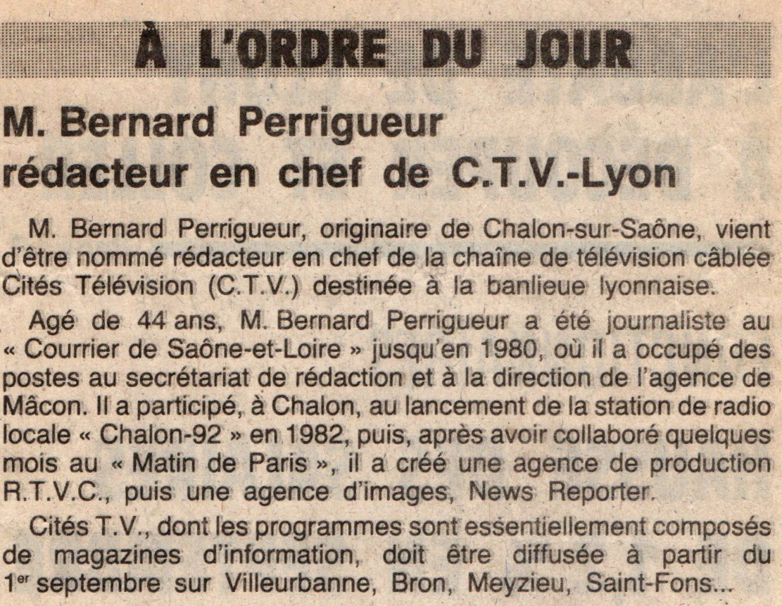 Annonce dans la presse